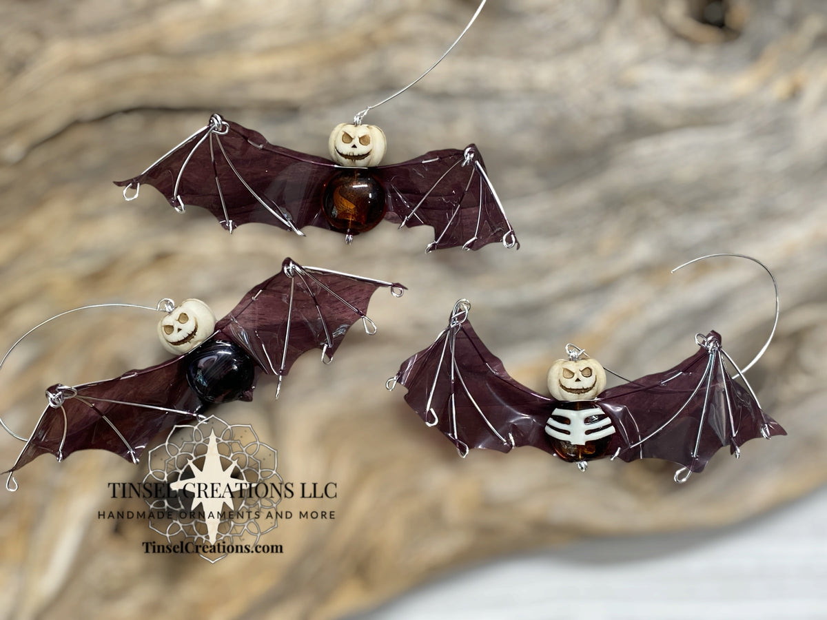 Handmade Bat Ornaments