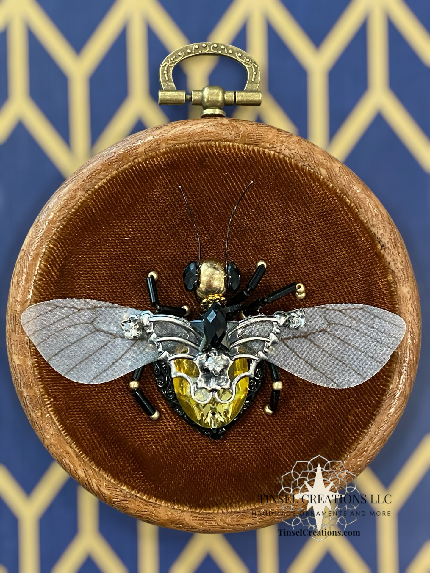 Beaded Embroidered Bee