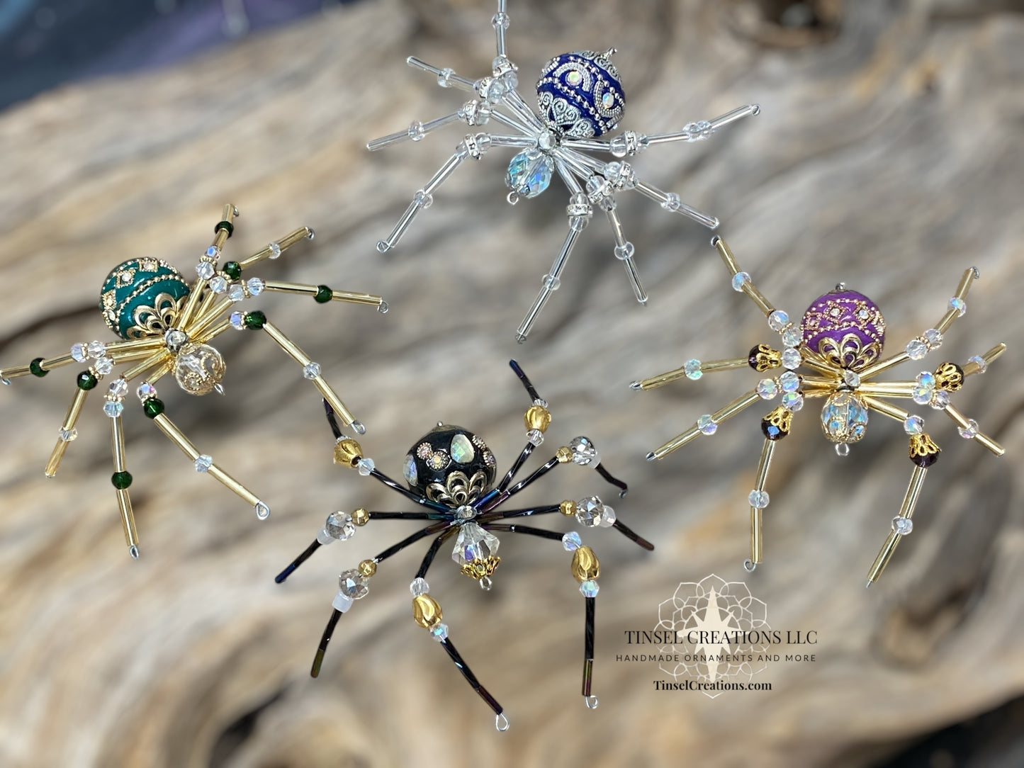 Ornate Spider Ornaments