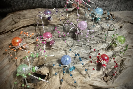 Transparent Spider Ornaments
