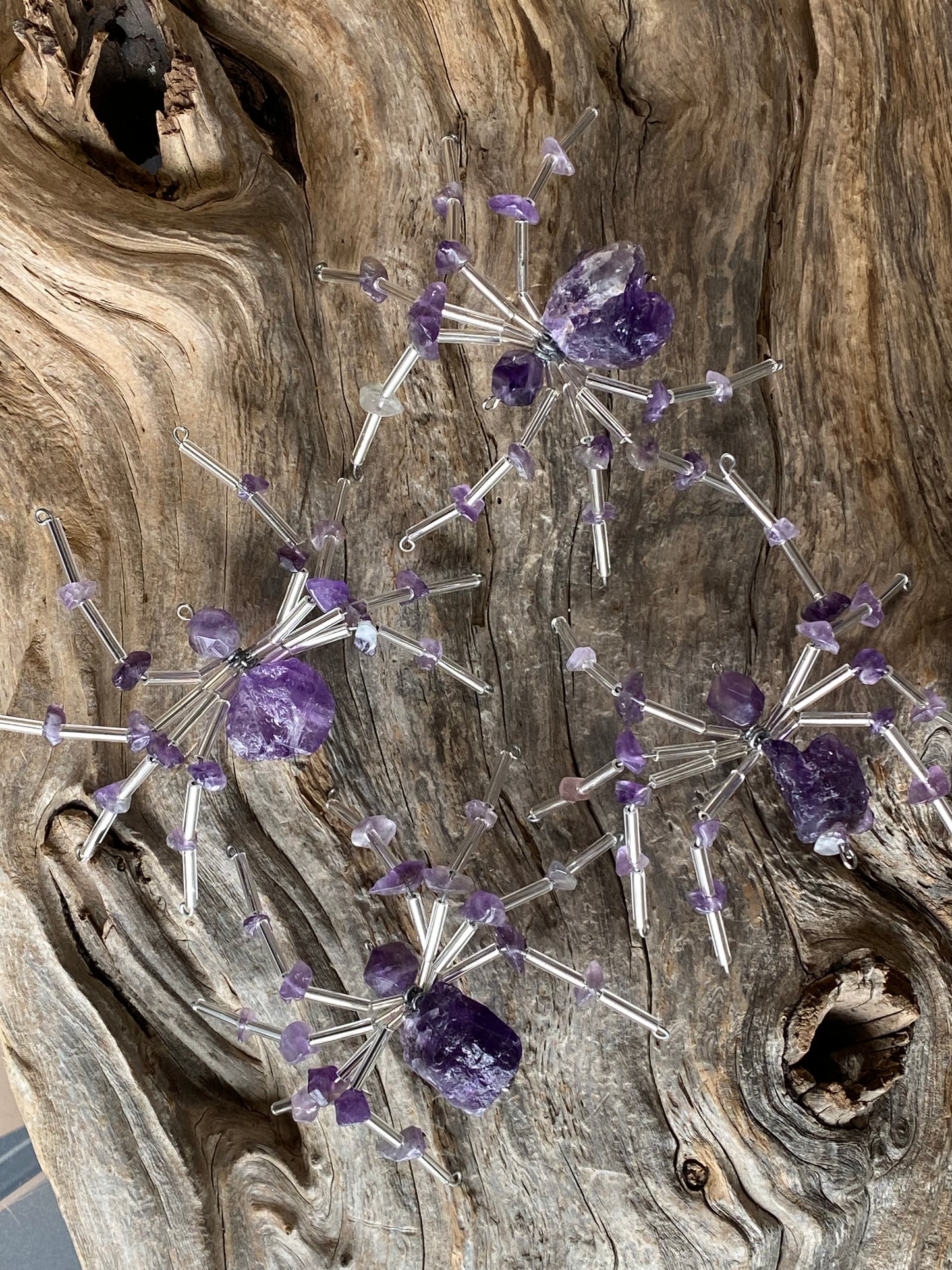 Amethyst Spider Ornament