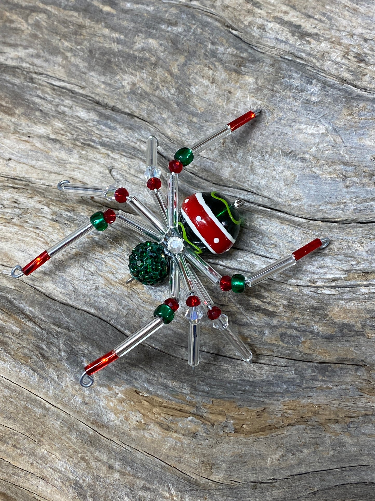 Petite Christmas Spider Ornament