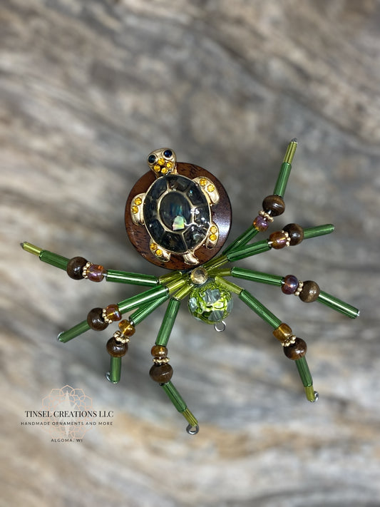 Turtle Spider Ornament