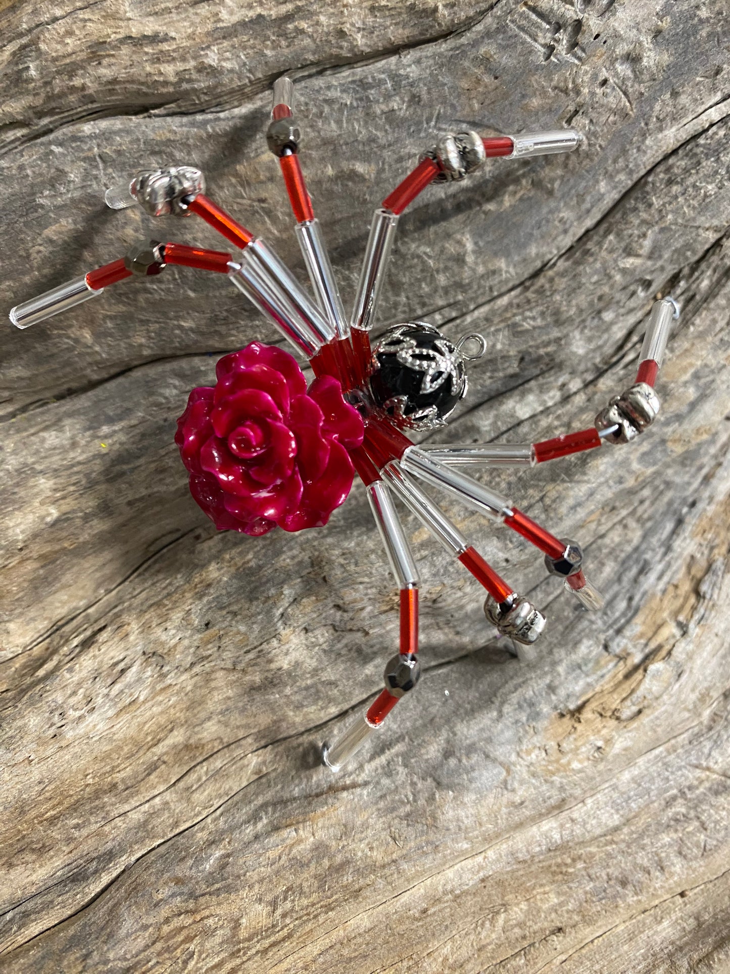 Flower Spider Ornament