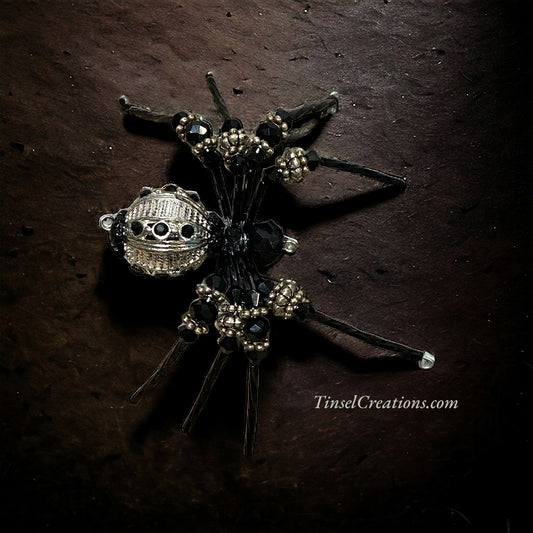 Black Beauty Spider Ornament