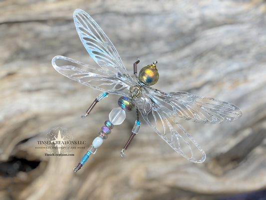 Dragonfly Ornament- Cotton Candy
