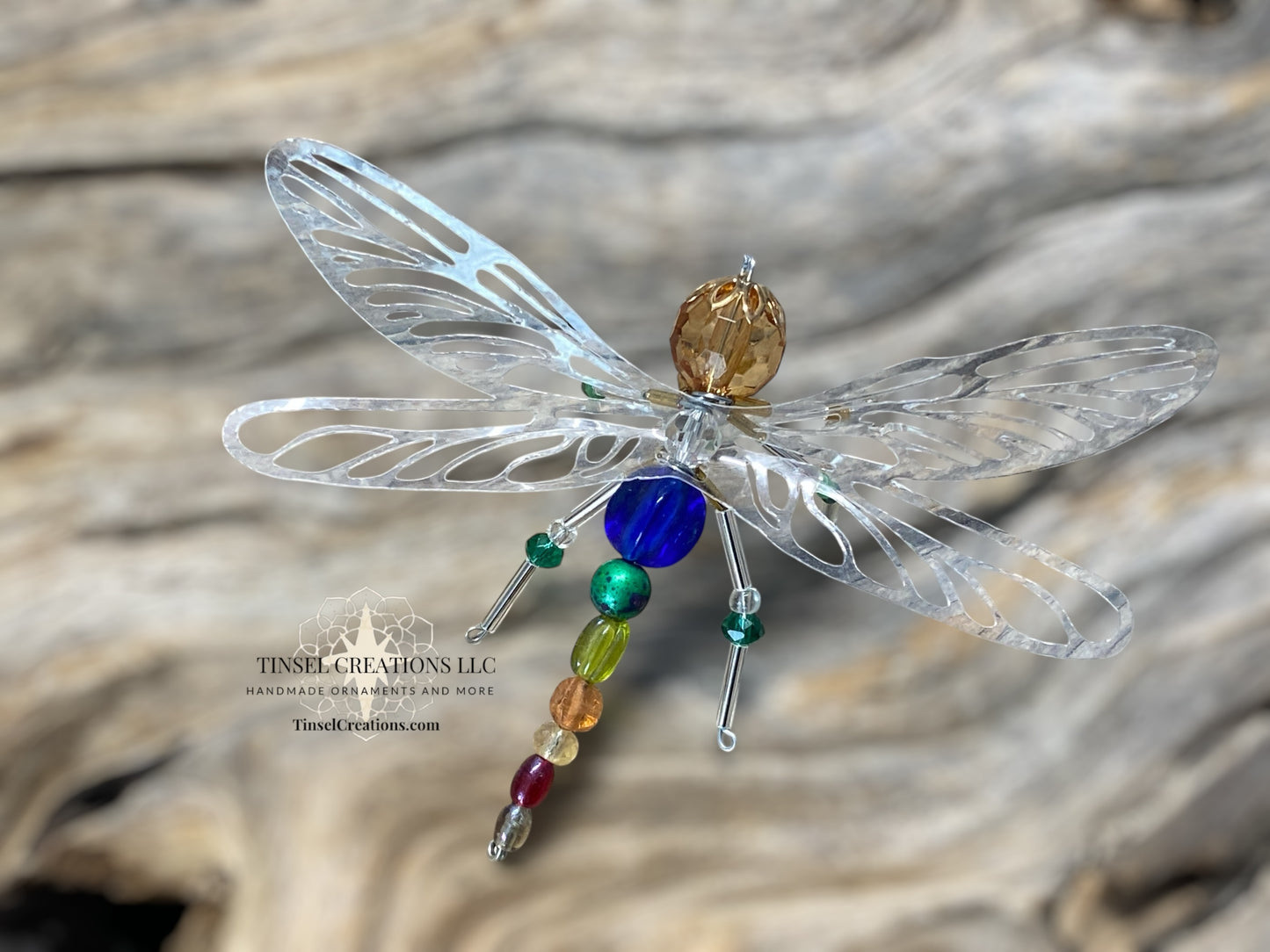 Dragonfly Ornament- Rainbow