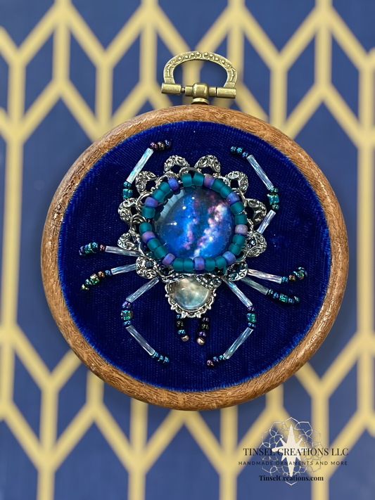 Beaded Embroidered Spider