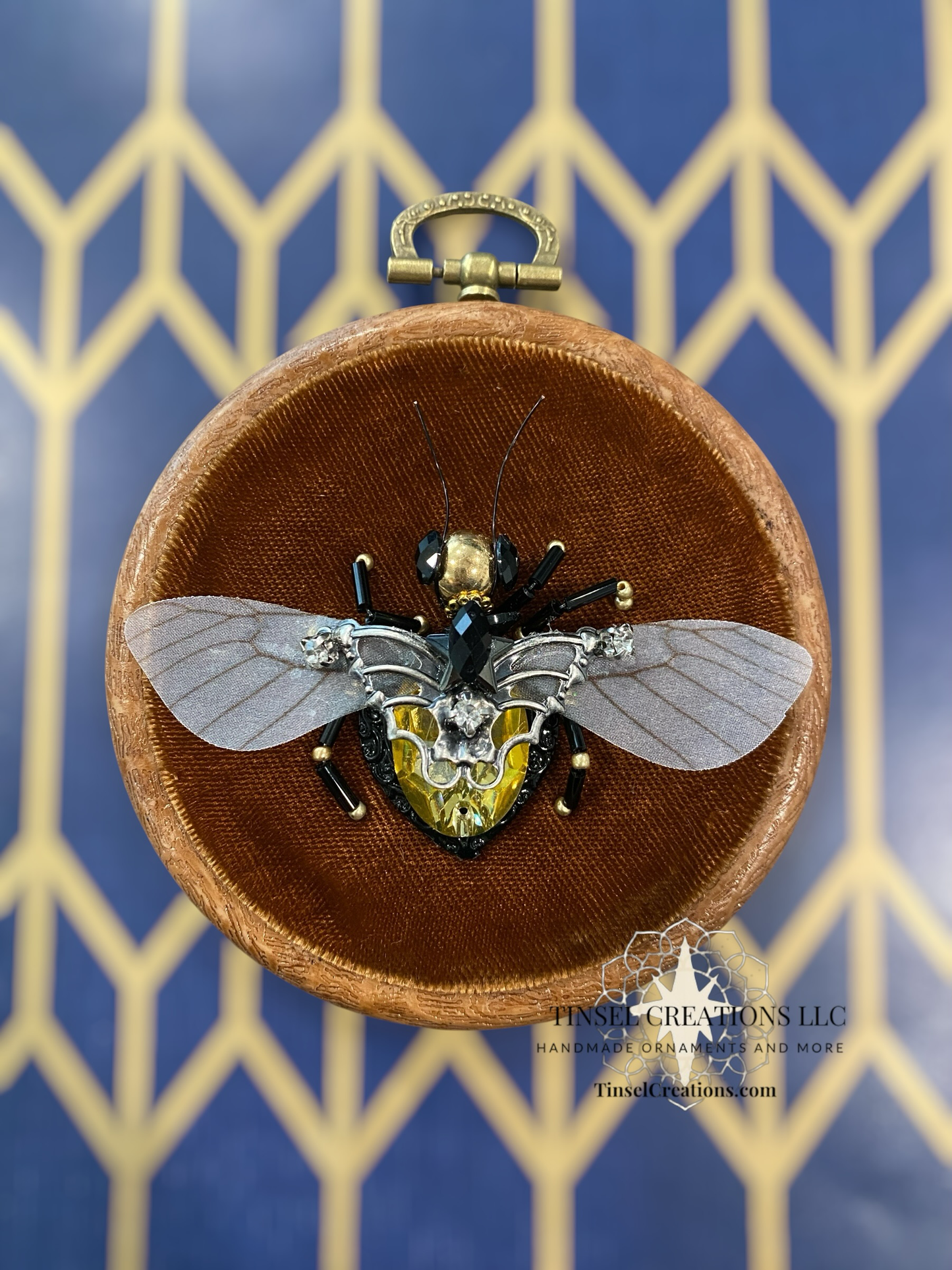 Beaded Embroidered Bee