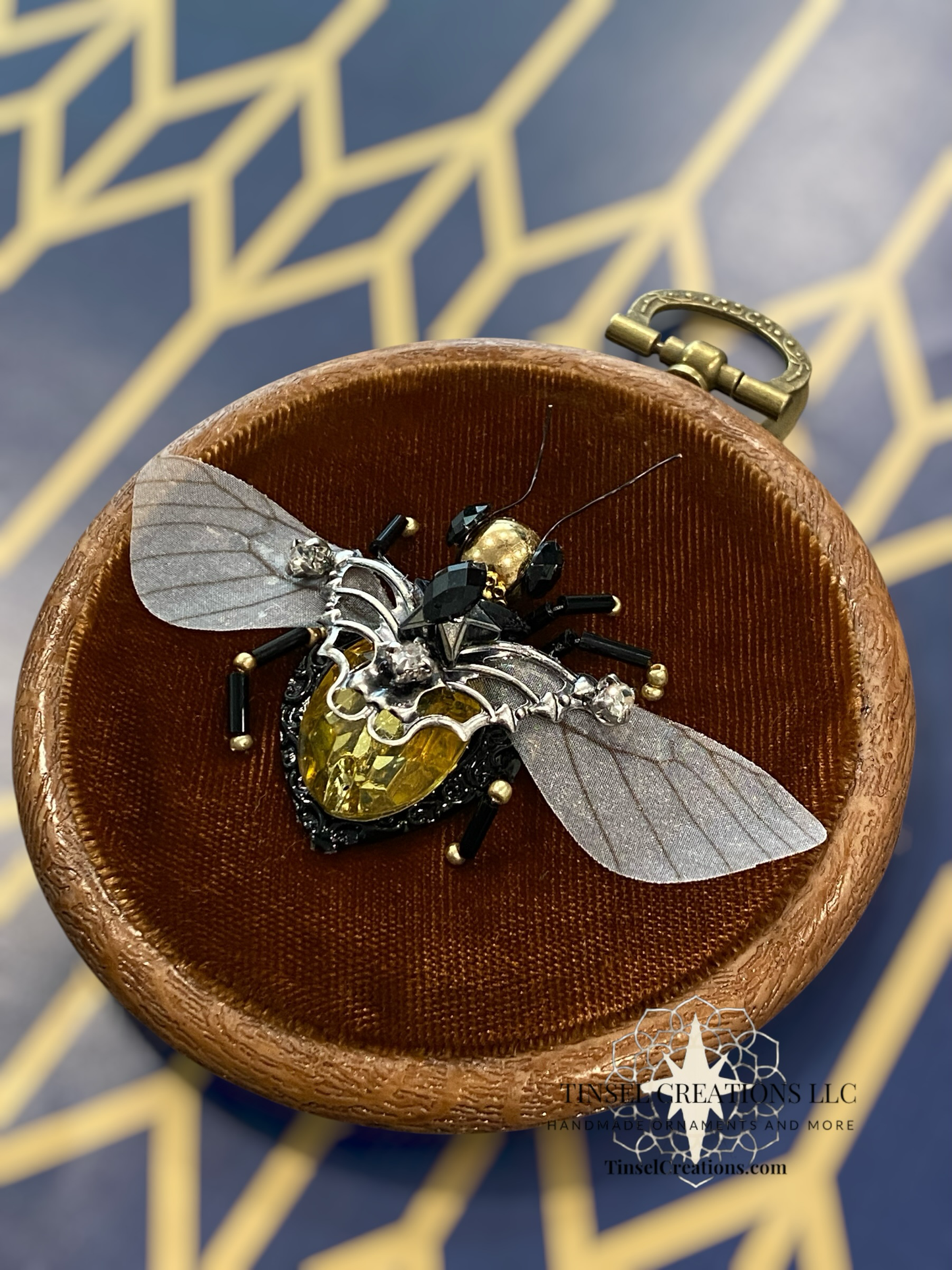 Beaded Embroidered Bee