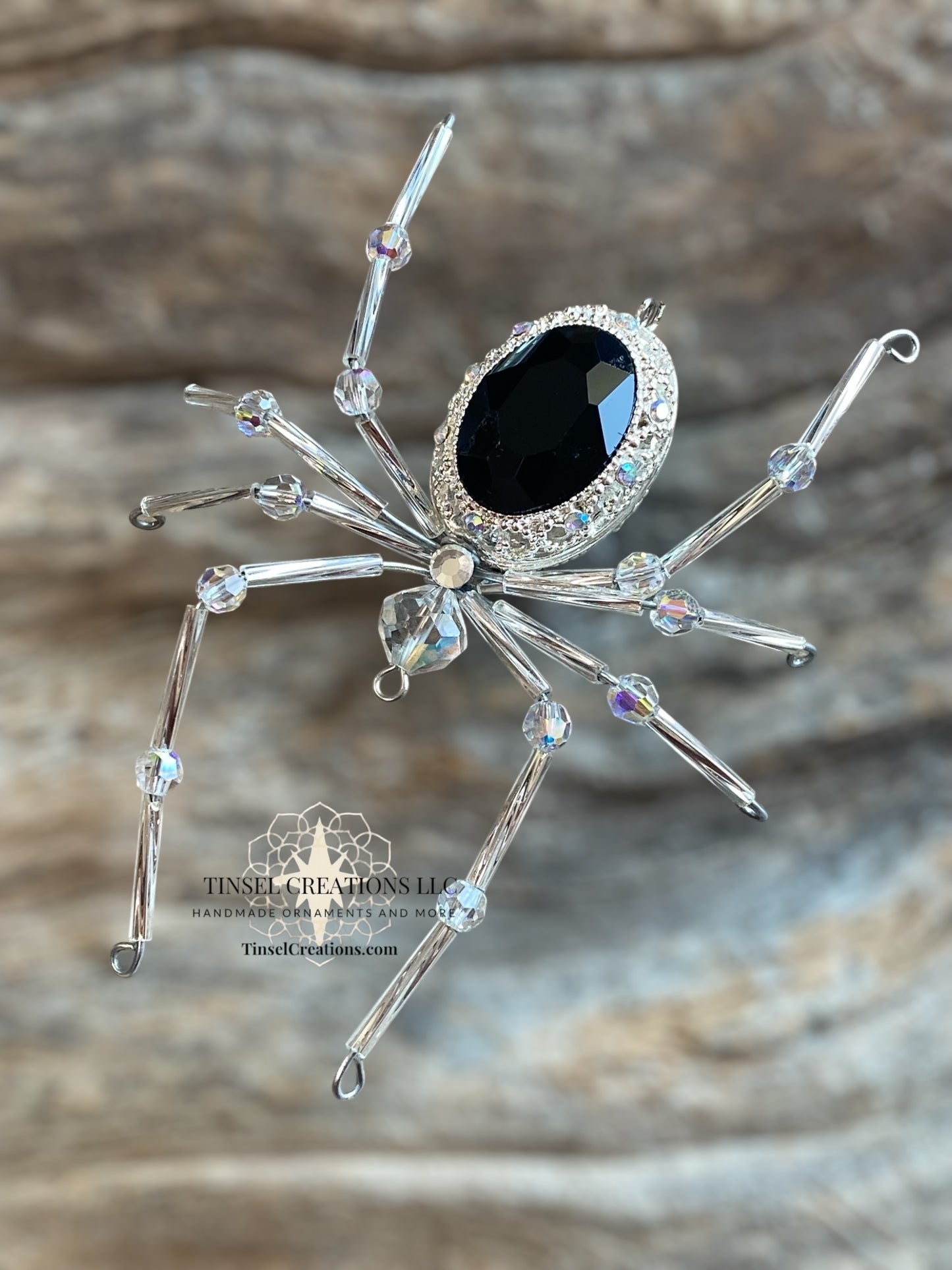 Multiple Color Choices!  Radiant Spider Ornaments