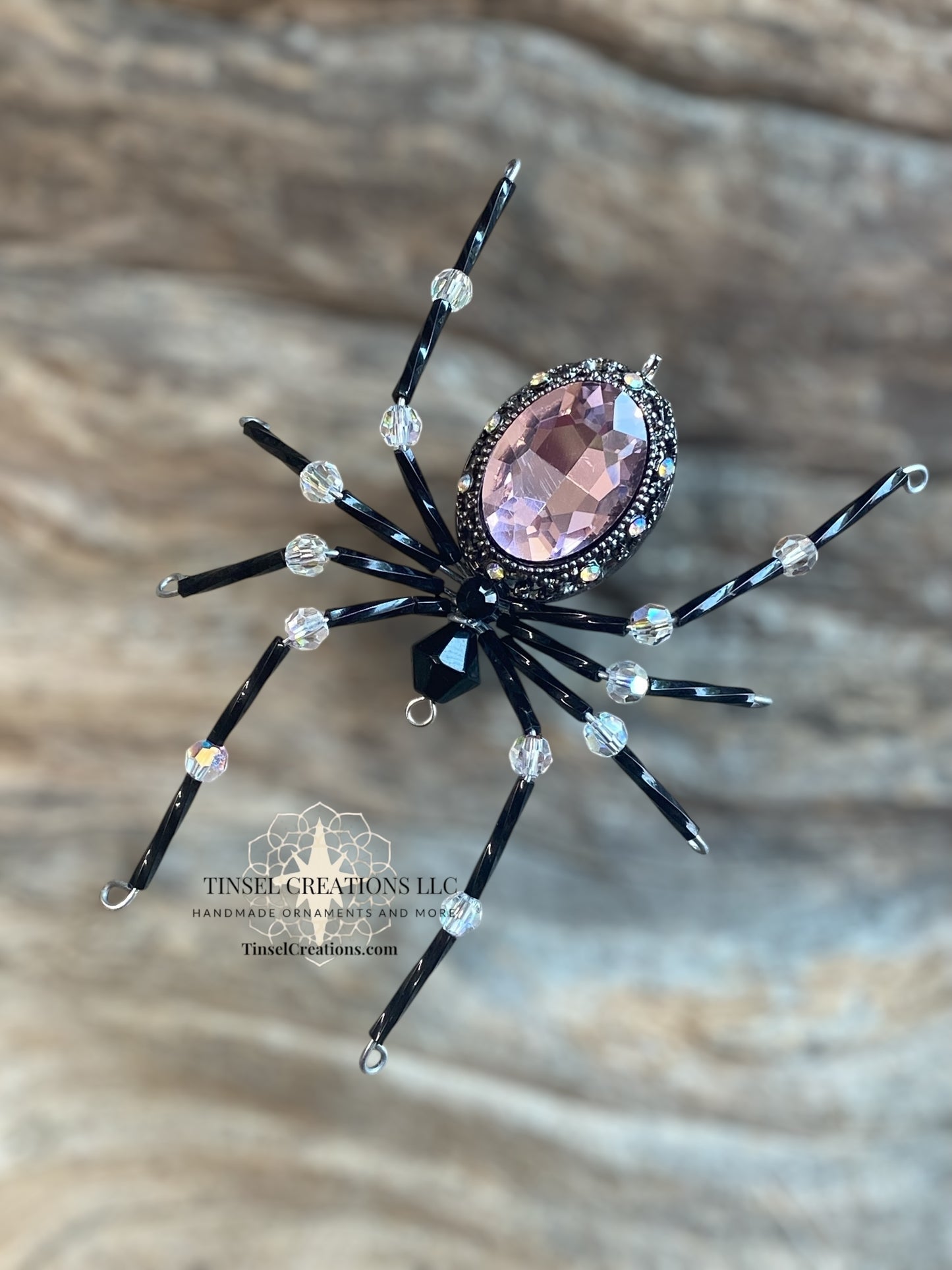 Multiple Color Choices!  Radiant Spider Ornaments