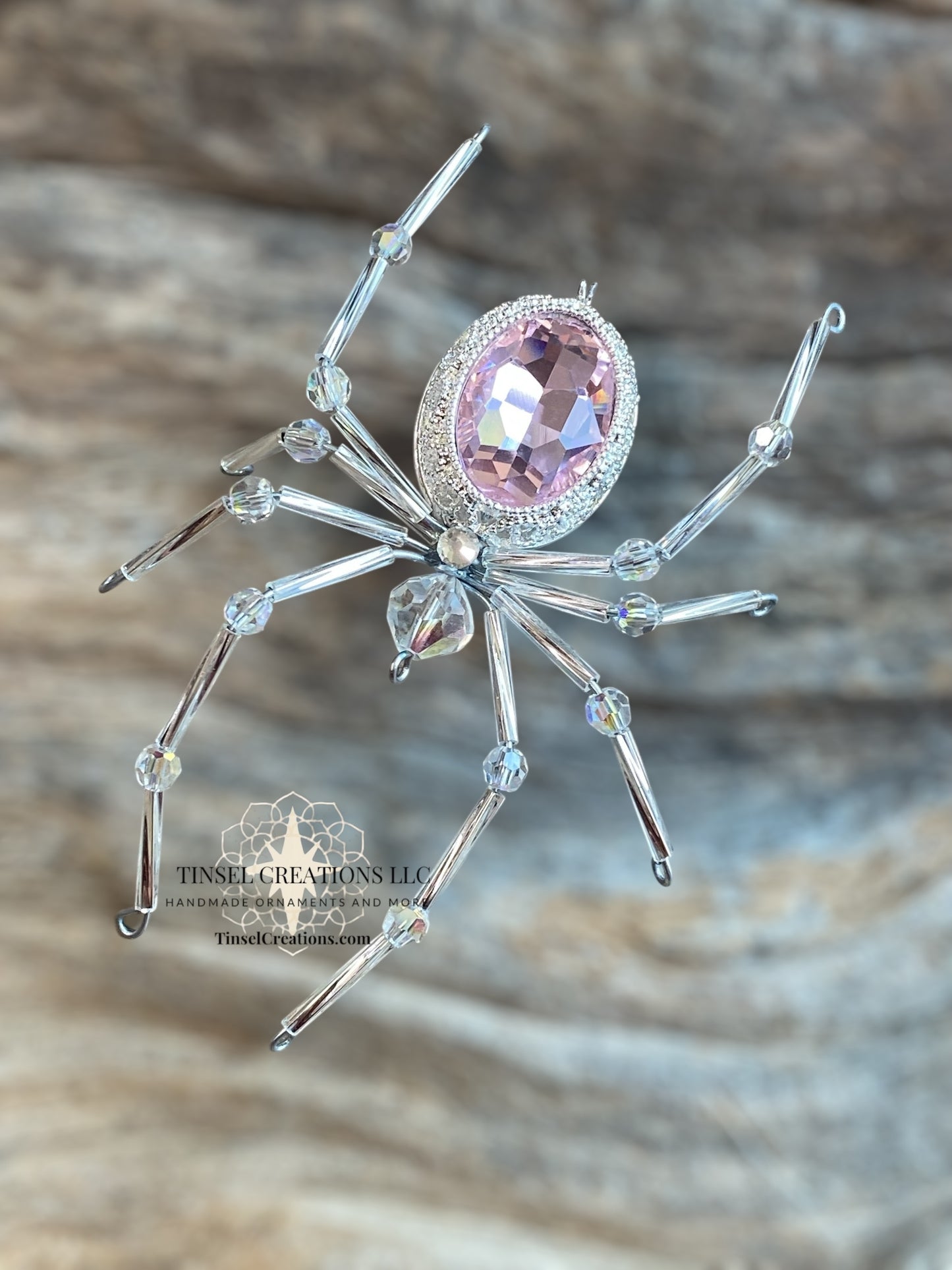 Multiple Color Choices!  Radiant Spider Ornaments