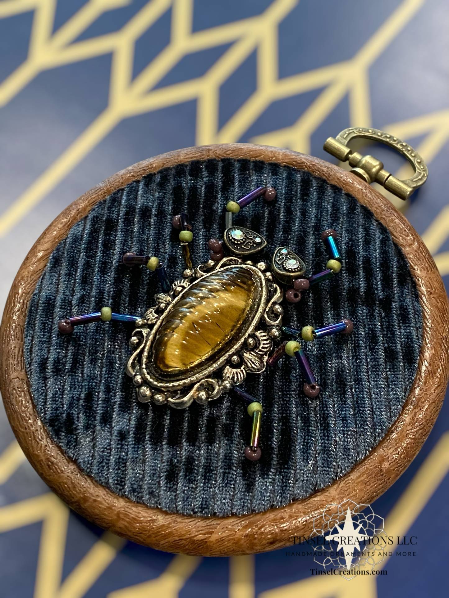 Beaded Embroidered Tortoise Beetle
