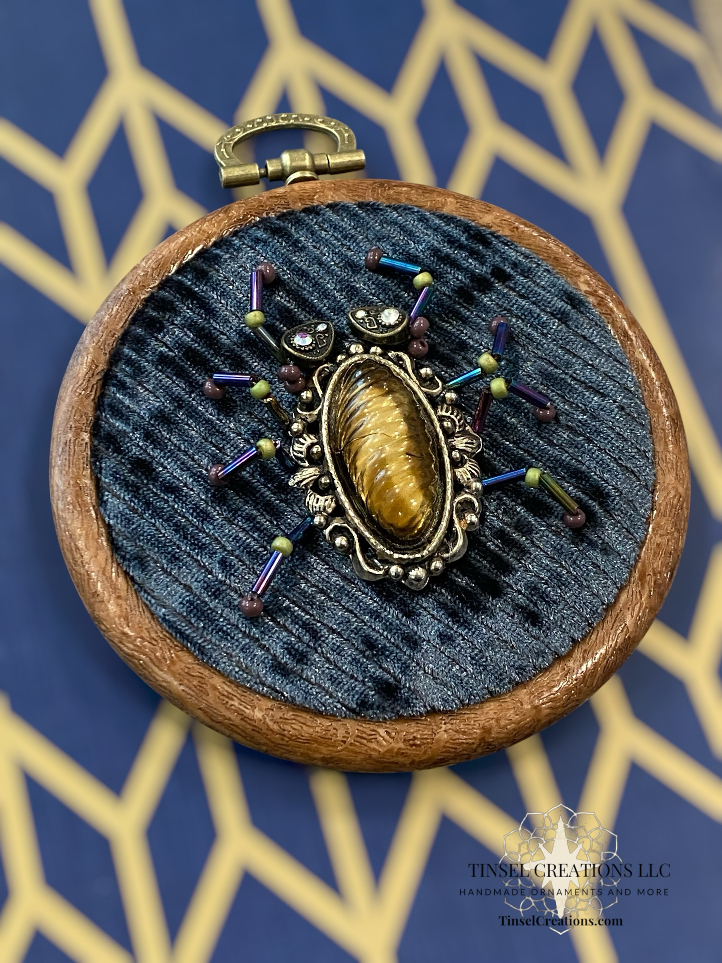 Beaded Embroidered Tortoise Beetle