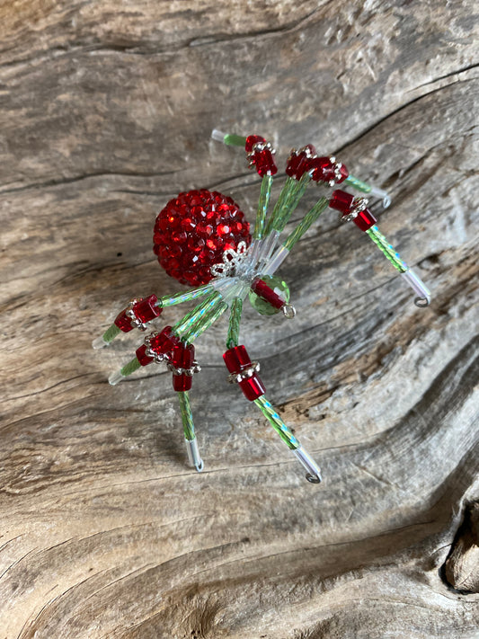 Vintage Christmas Spider Ornament